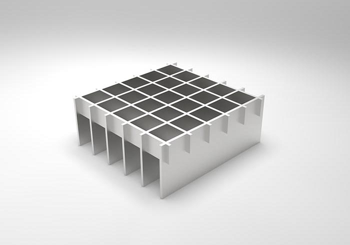 Berat dikunci grating